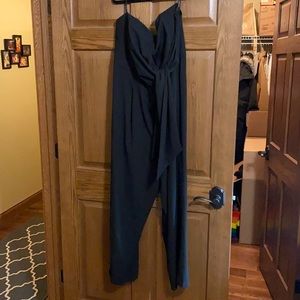 ELOQUII strapless wrap jumpsuit size 20